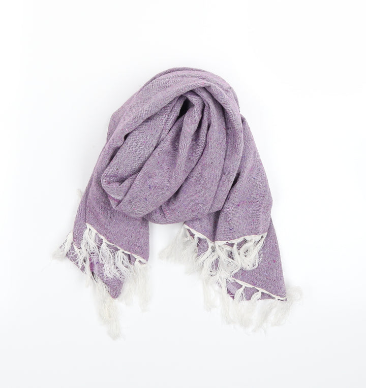 Preworn Womens Purple Scarf