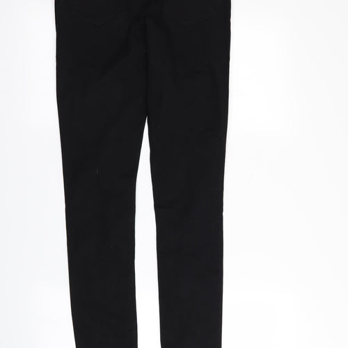 Denim & Co. Womens Black   Straight Jeans Size 8 L30 in