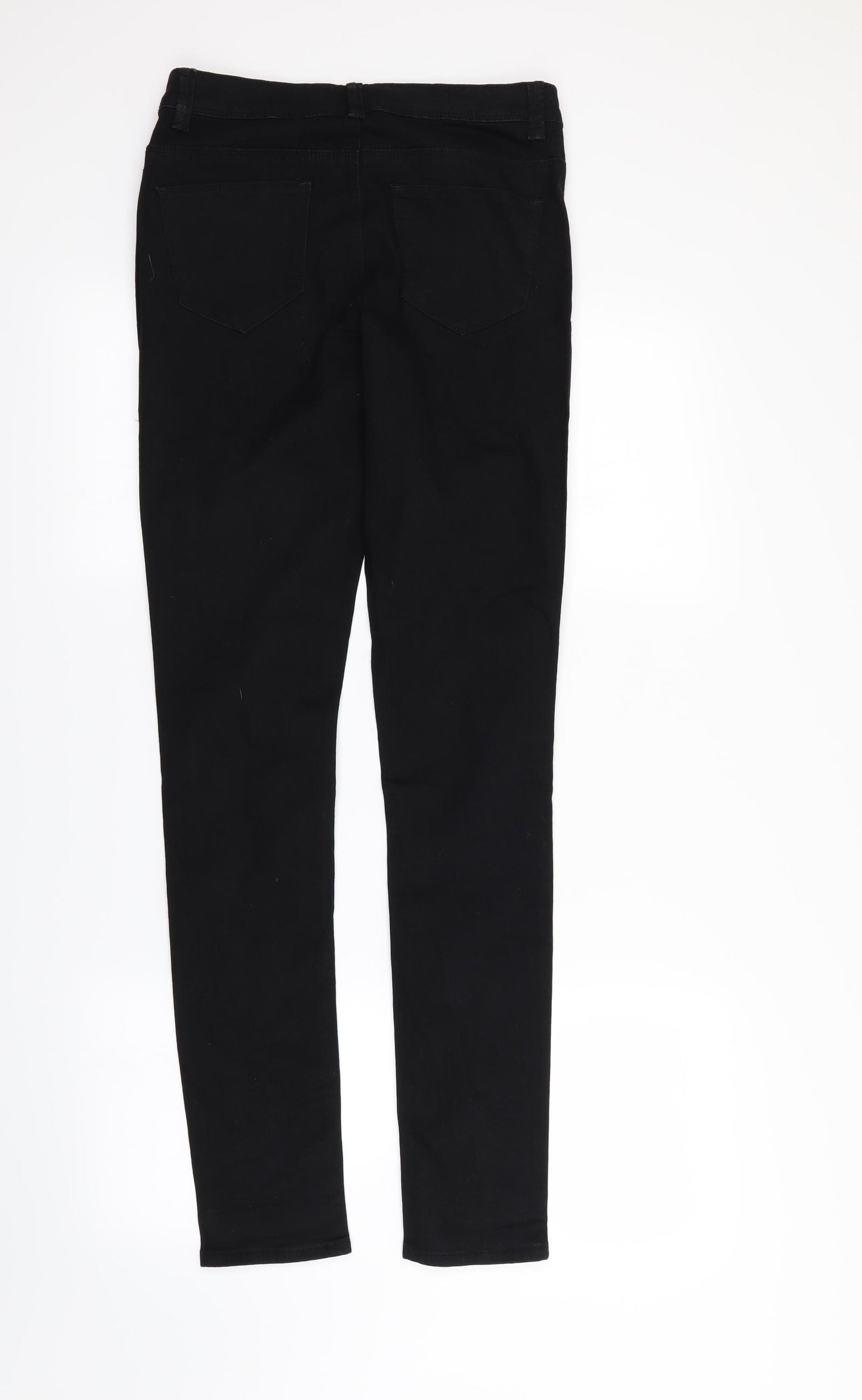 Denim & Co. Womens Black   Straight Jeans Size 8 L30 in