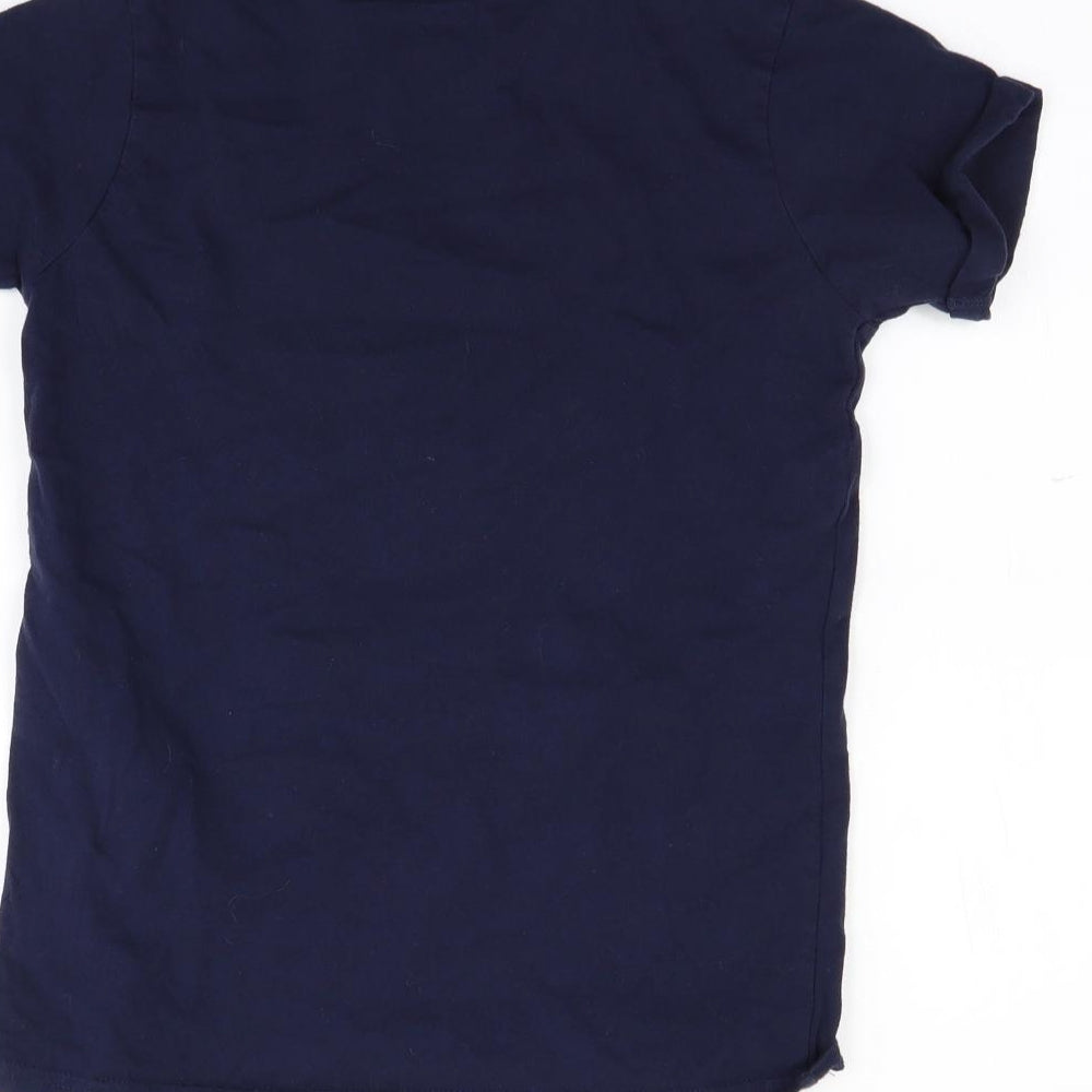 YD Girls Blue   Basic T-Shirt Size 12 Years