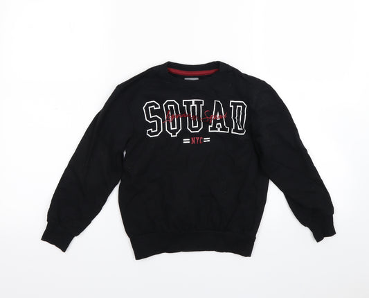 studio  Girls Black   Pullover Jumper Size 6-7 Years