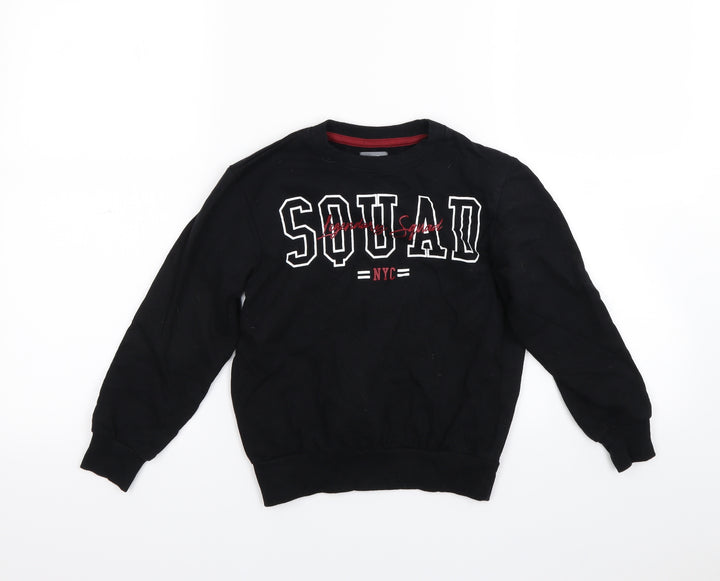 studio  Girls Black   Pullover Jumper Size 6-7 Years