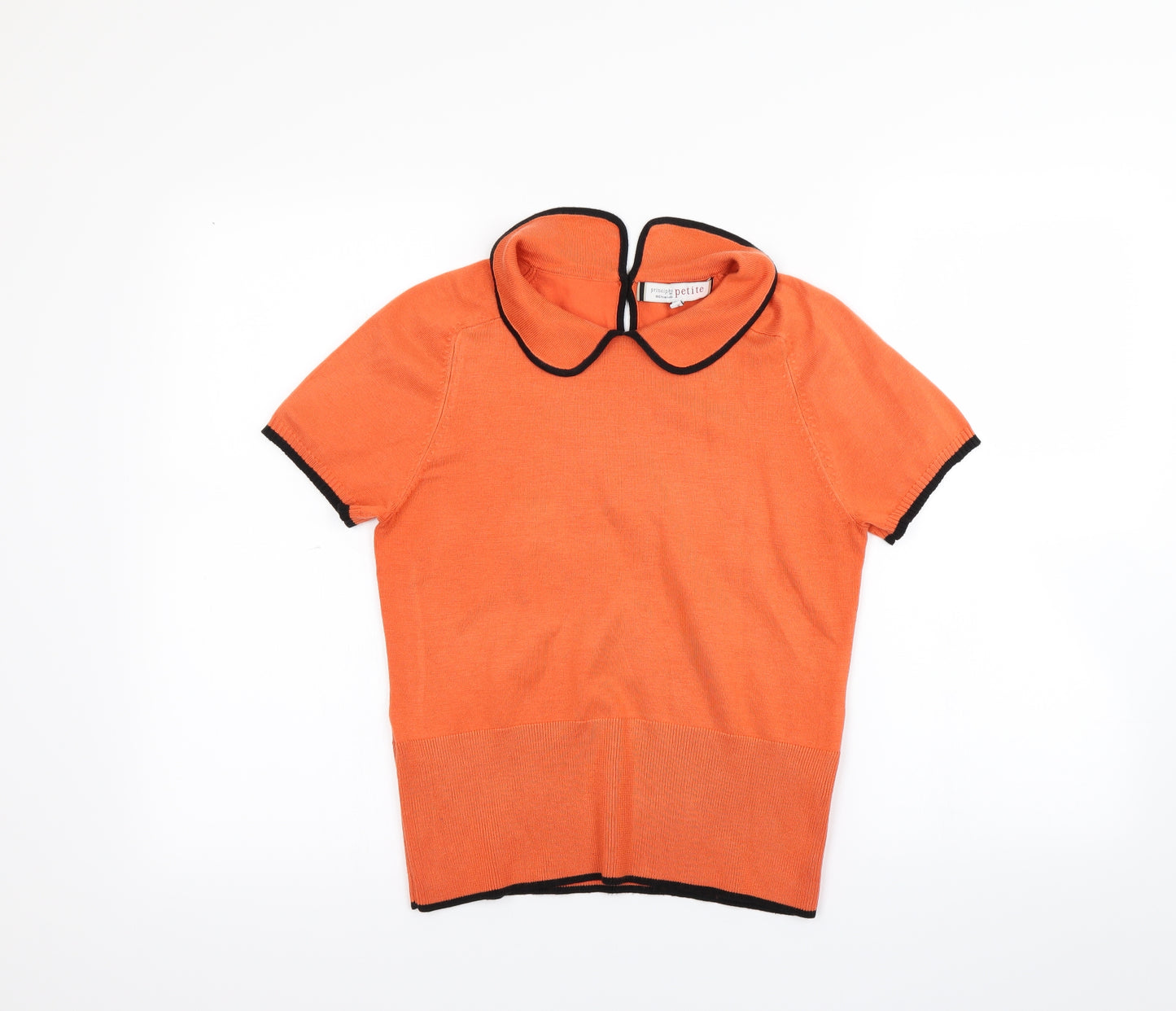 Principles Womens Orange   Basic Blouse Size 12