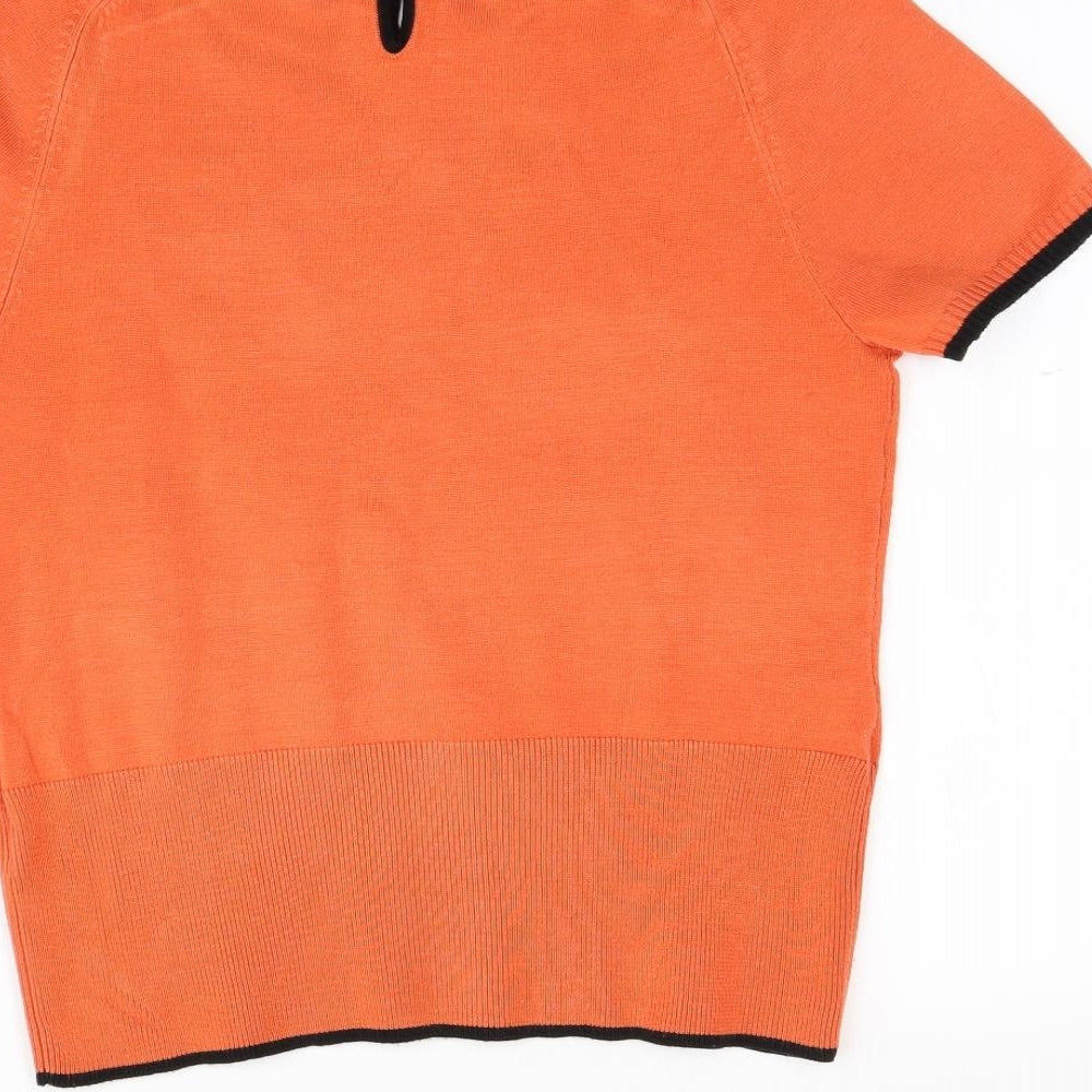Principles Womens Orange   Basic Blouse Size 12