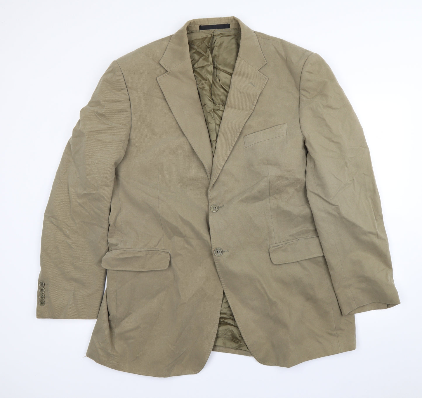 Miani Mens Green   Jacket Blazer Size XL