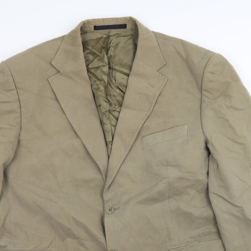 Miani Mens Green   Jacket Blazer Size XL
