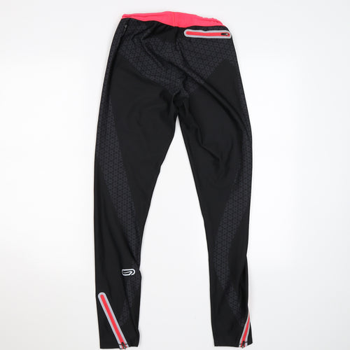 Kalenji Womens Black   Compression Leggings Size 12 L28 in