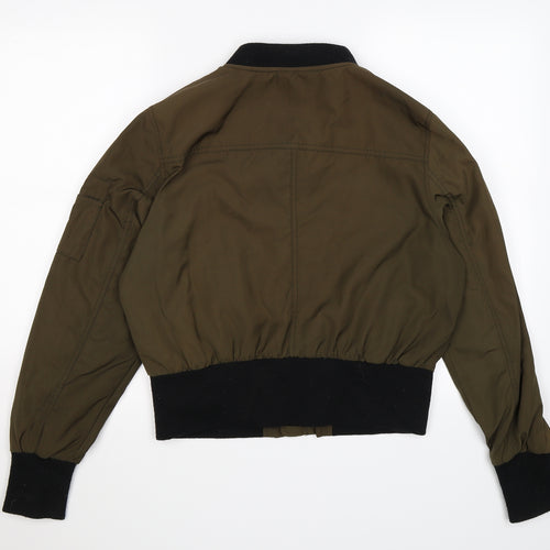 Primark Womens Green   Bomber Jacket Jacket Size 14