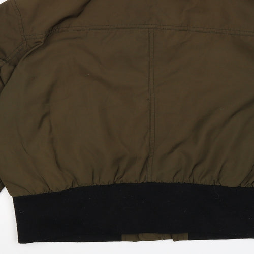 Primark Womens Green   Bomber Jacket Jacket Size 14