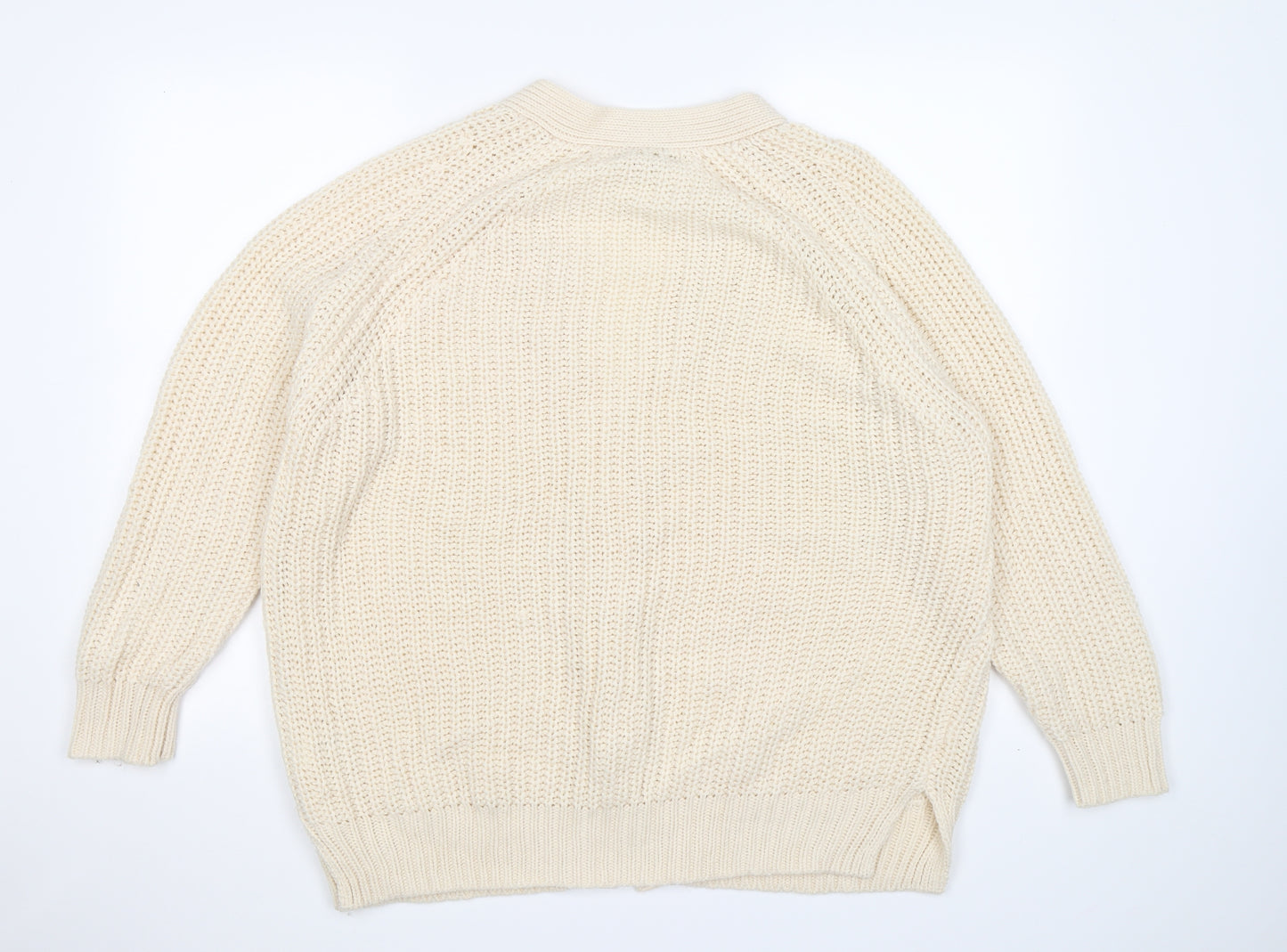 George Womens Beige  Knit Cardigan Jumper Size 18