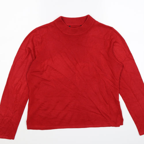 Classics Womens Red  Knit Pullover Jumper Size 14