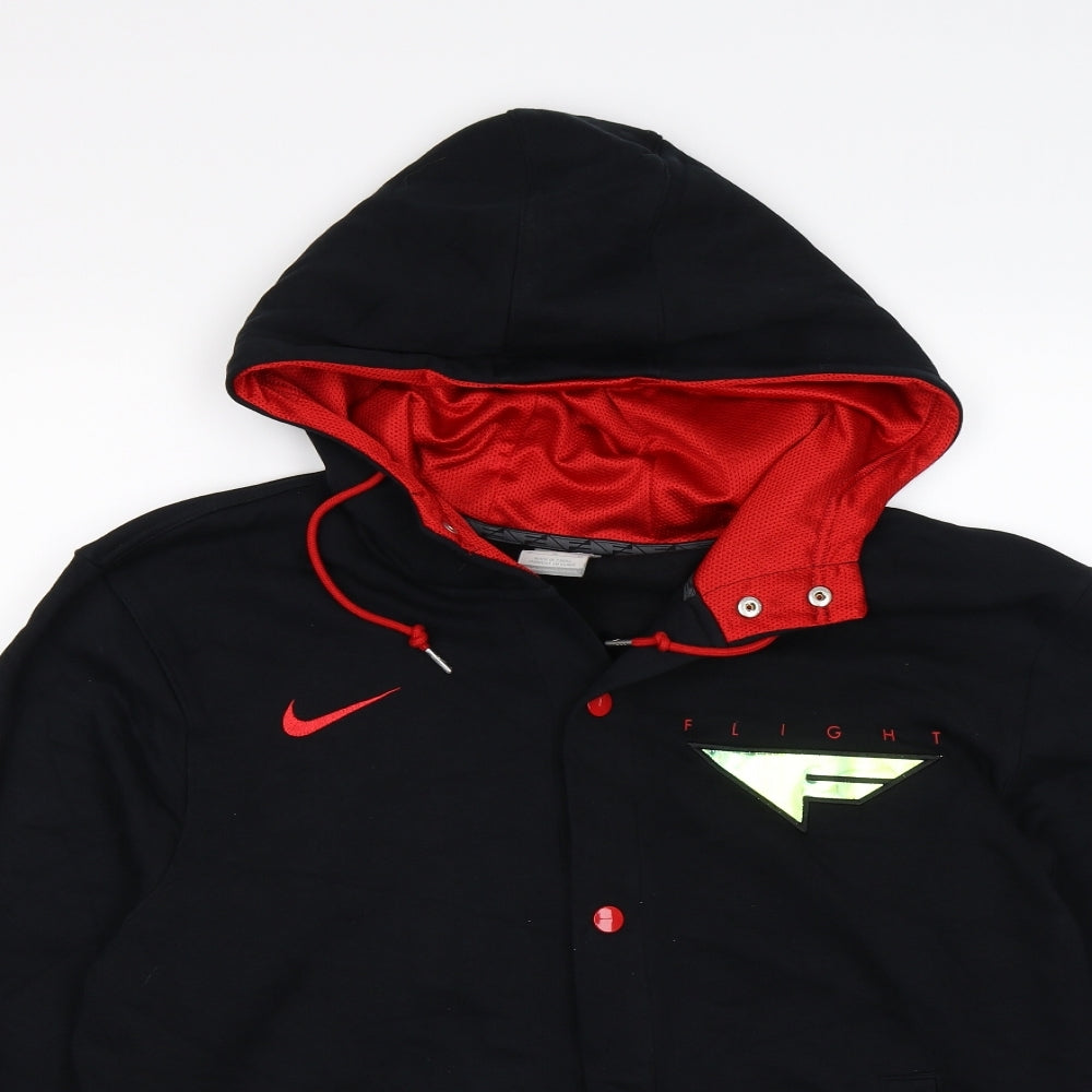 Nike Mens Black  Jersey Jacket  Size M  - Flight