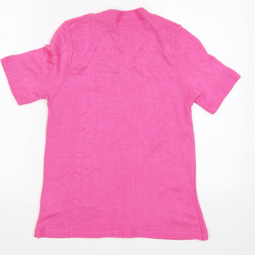 elegant collection Womens Pink  Knit Pullover Jumper Size S