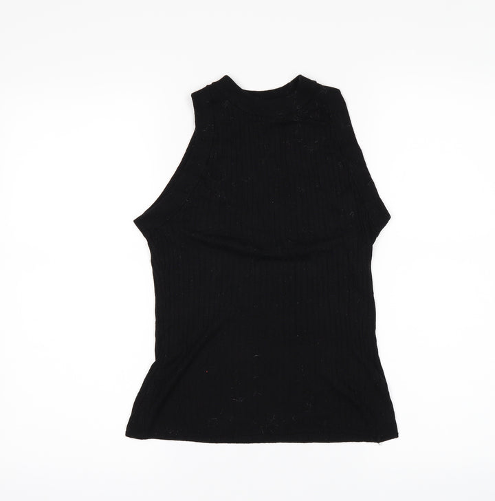 H&M Womens Black   Basic Blouse Size S
