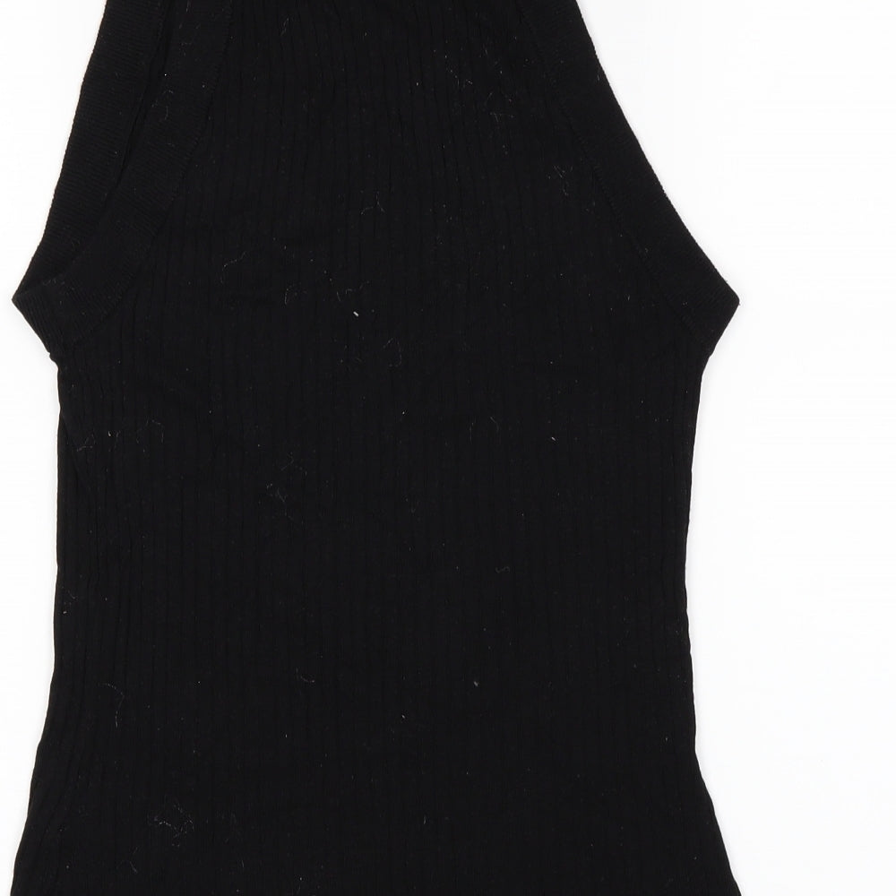 H&M Womens Black   Basic Blouse Size S