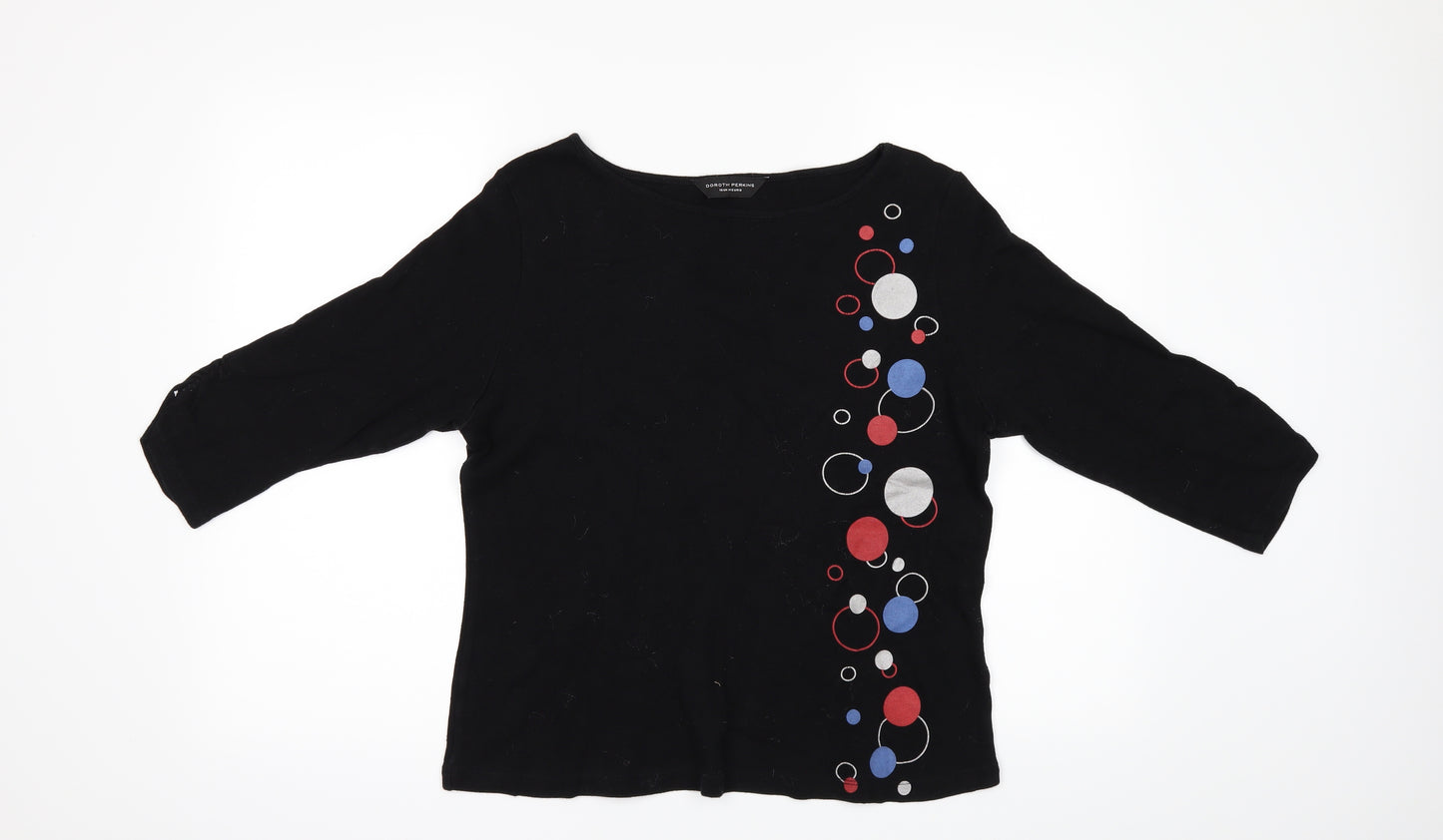 Dorothy Perkins Womens Black   Basic Blouse Size 16