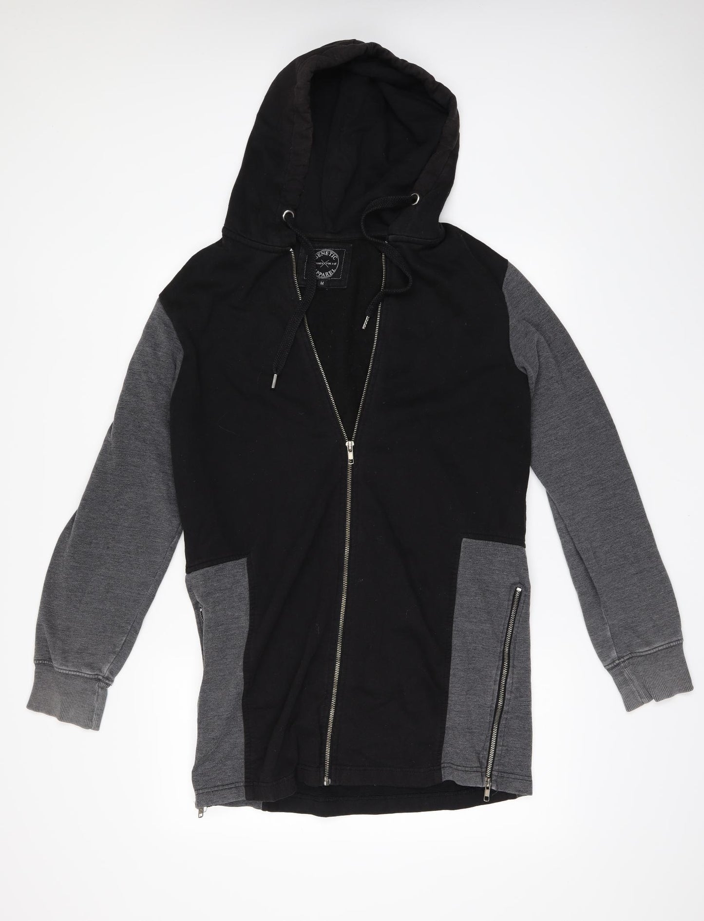 Genetic Apparel Mens Black   Jacket  Size M