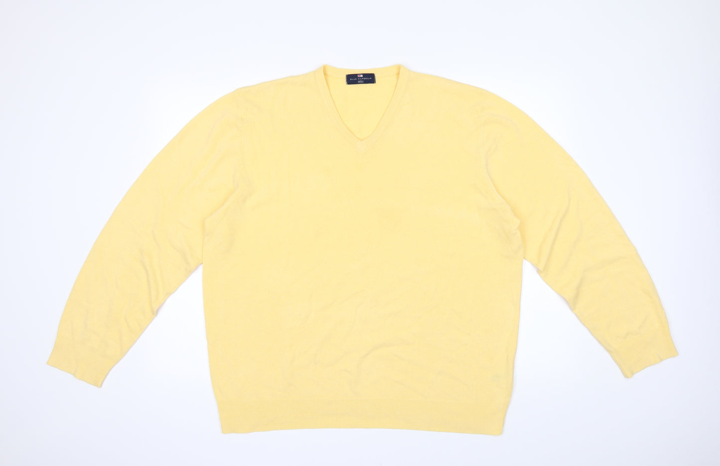 Marks and Spencer Mens Yellow   Cardigan Jumper Size XL