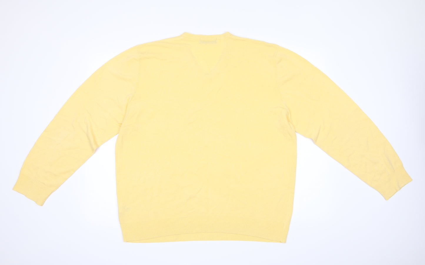 Marks and Spencer Mens Yellow   Cardigan Jumper Size XL