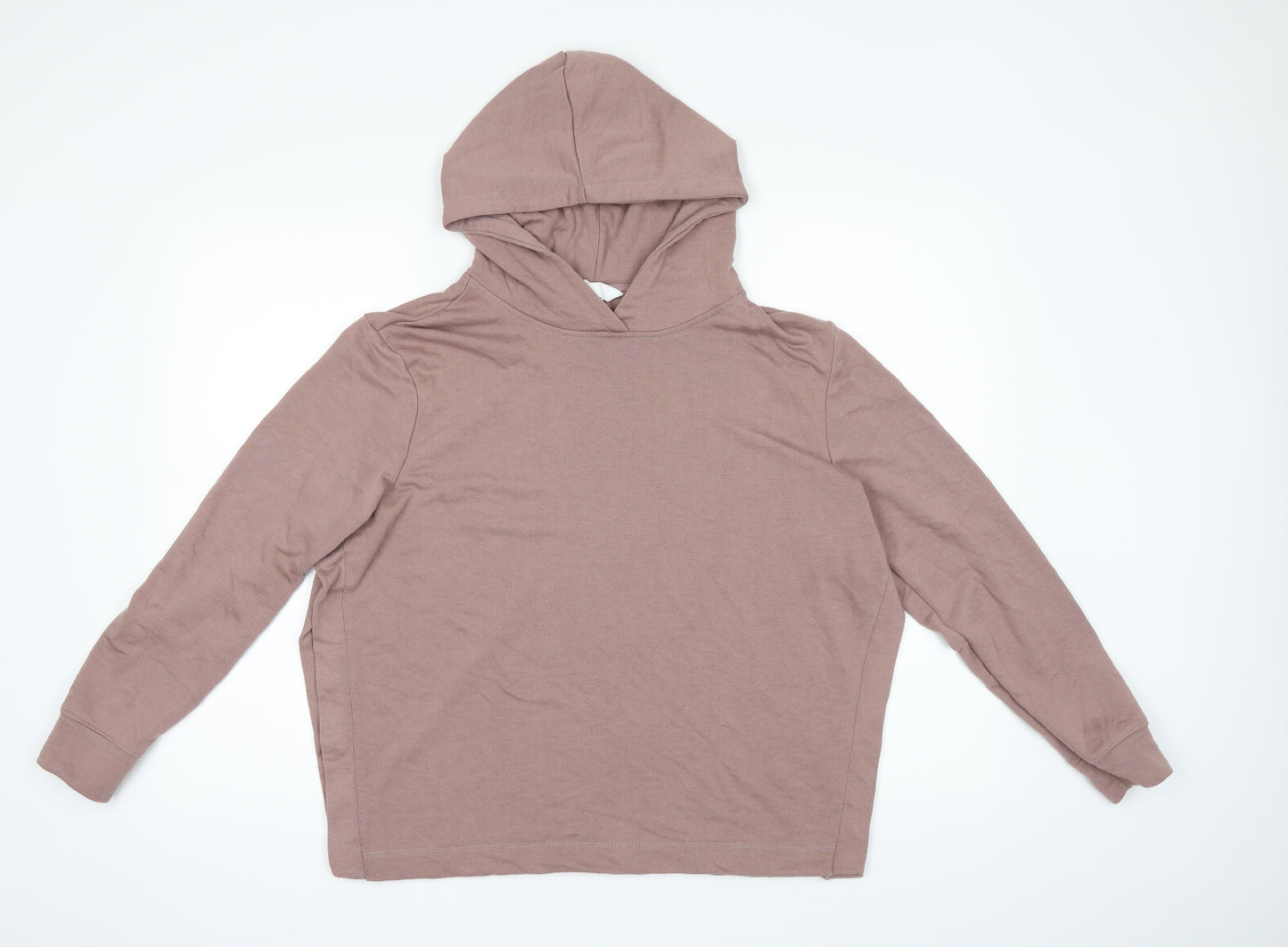 H&M Womens Beige   Pullover Hoodie Size M