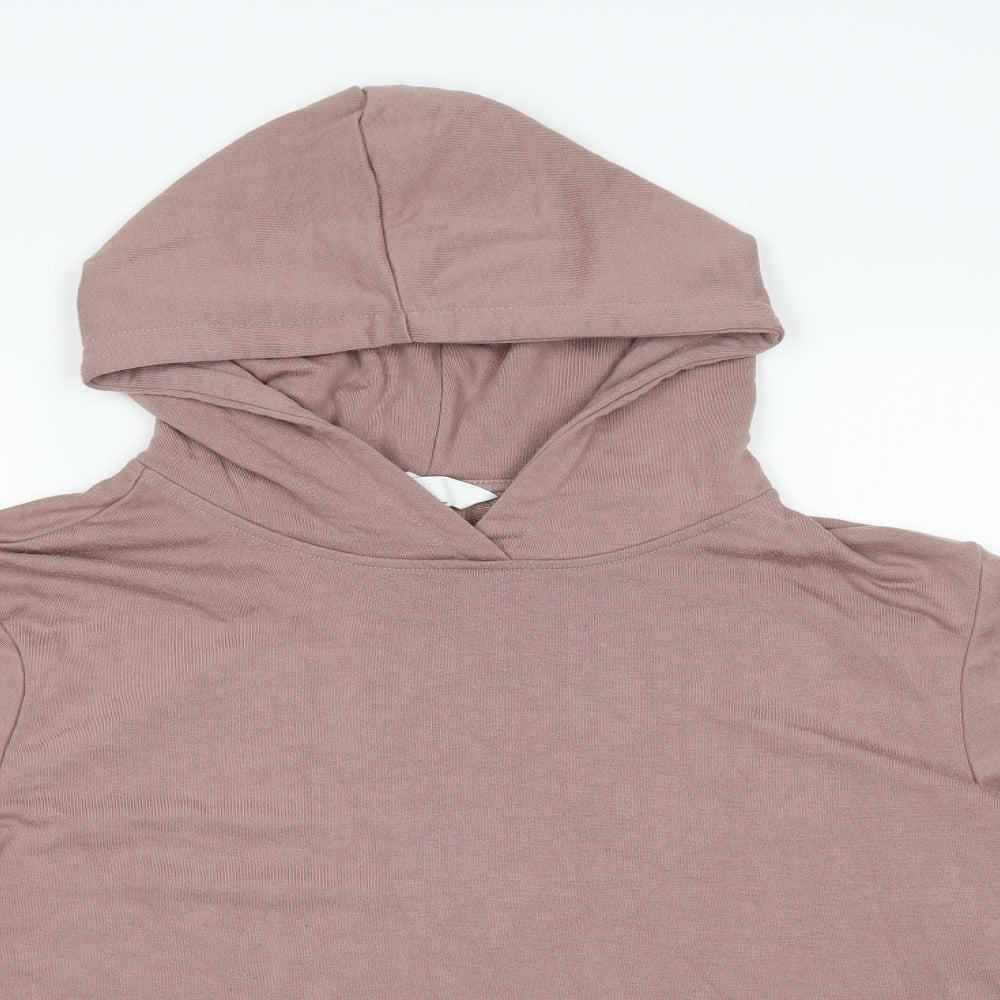 H&M Womens Beige   Pullover Hoodie Size M