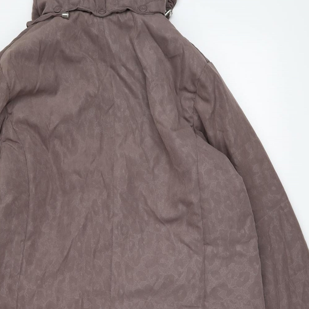 Ofinesse Womens Purple   Trench Coat Coat Size 20
