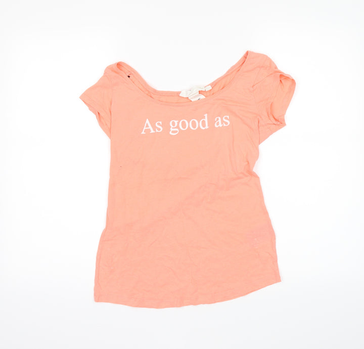 H&M Womens Pink   Basic Blouse Size S