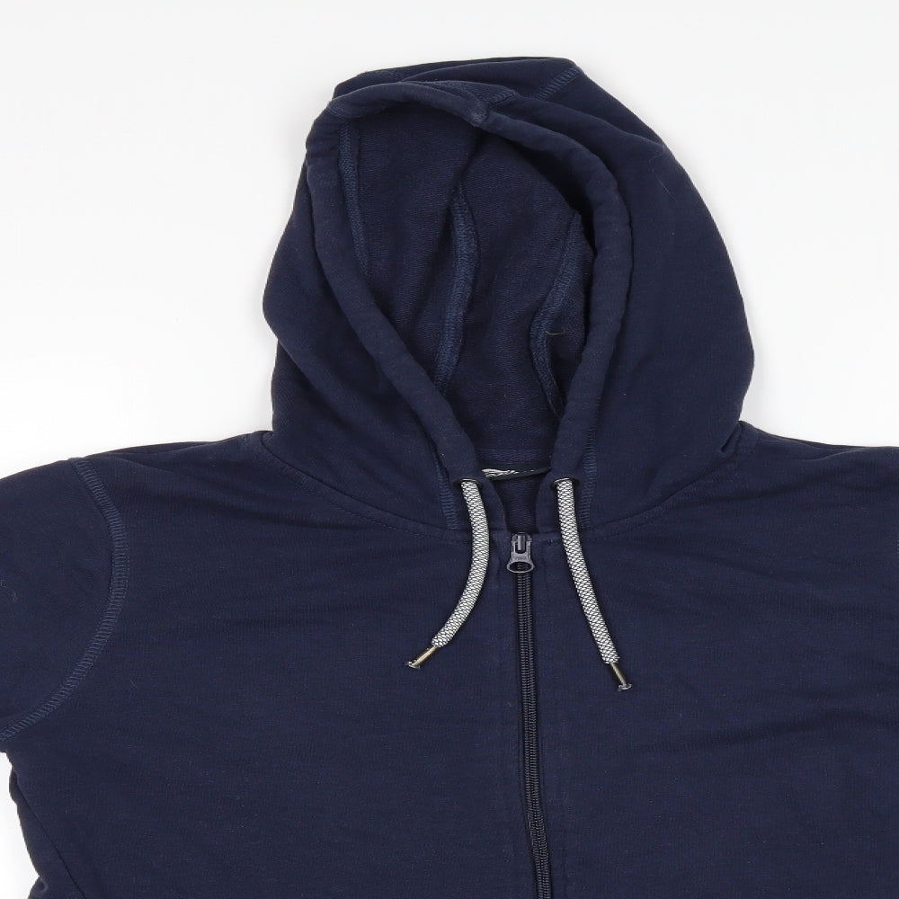 Critvit Mens Blue   Full Zip Hoodie Size M
