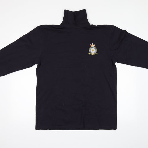 Henbury Mens Blue   Pullover Jumper Size M