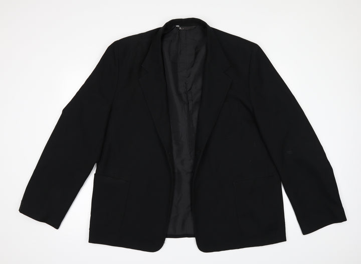 BHS Mens Black Jacket Suit Jacket Size 42