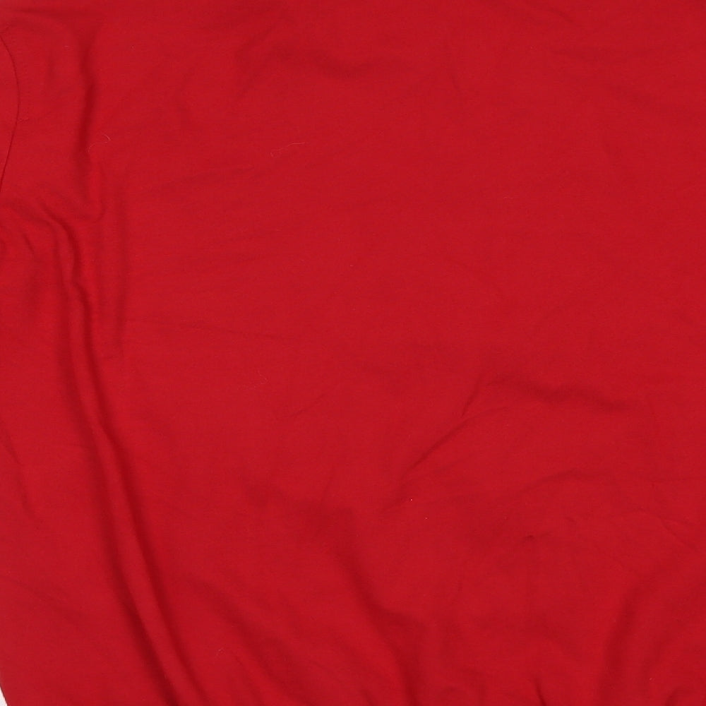 Zara Mens Red   Full Zip Jumper Size XL