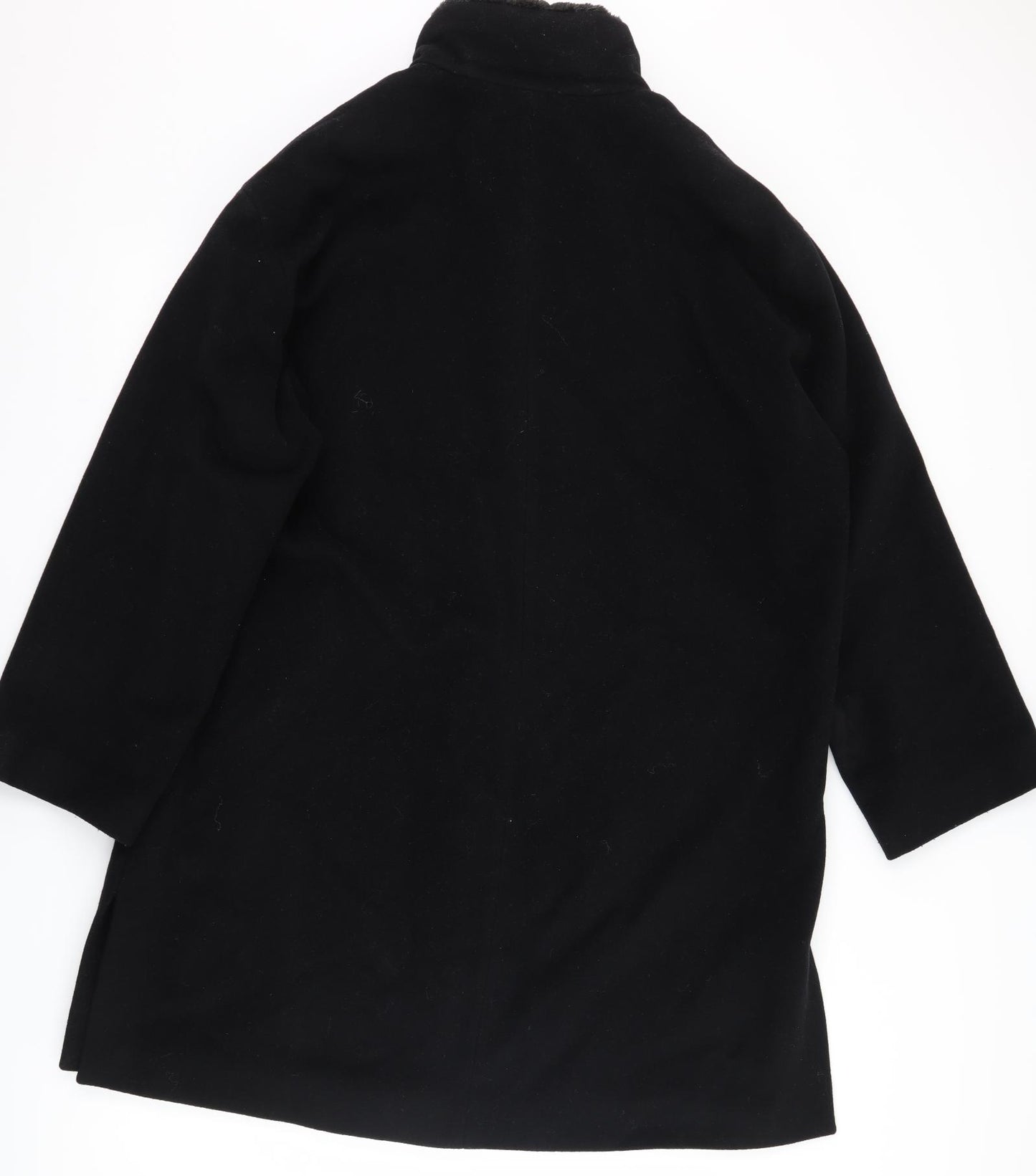 Windsmoor Womens Black   Overcoat Coat Size 14