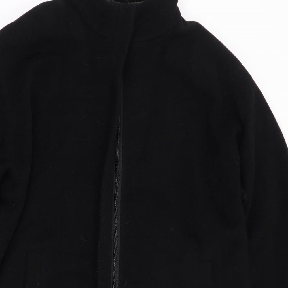 Windsmoor Womens Black   Overcoat Coat Size 14