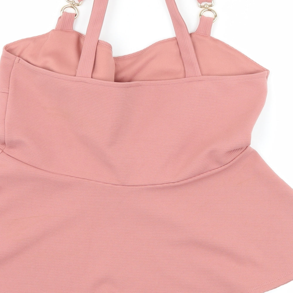 River Island Womens Pink   Camisole Tank Size 14