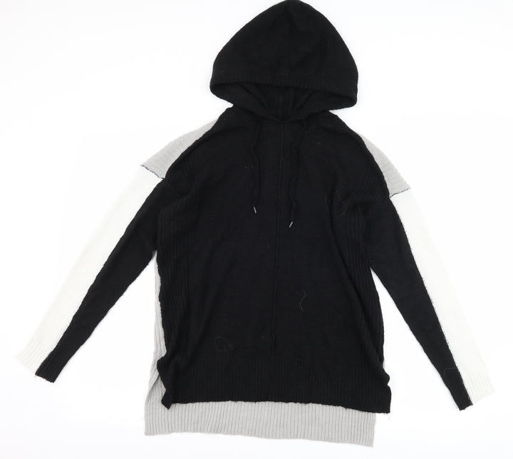 Select Womens Black   Pullover Hoodie Size 12