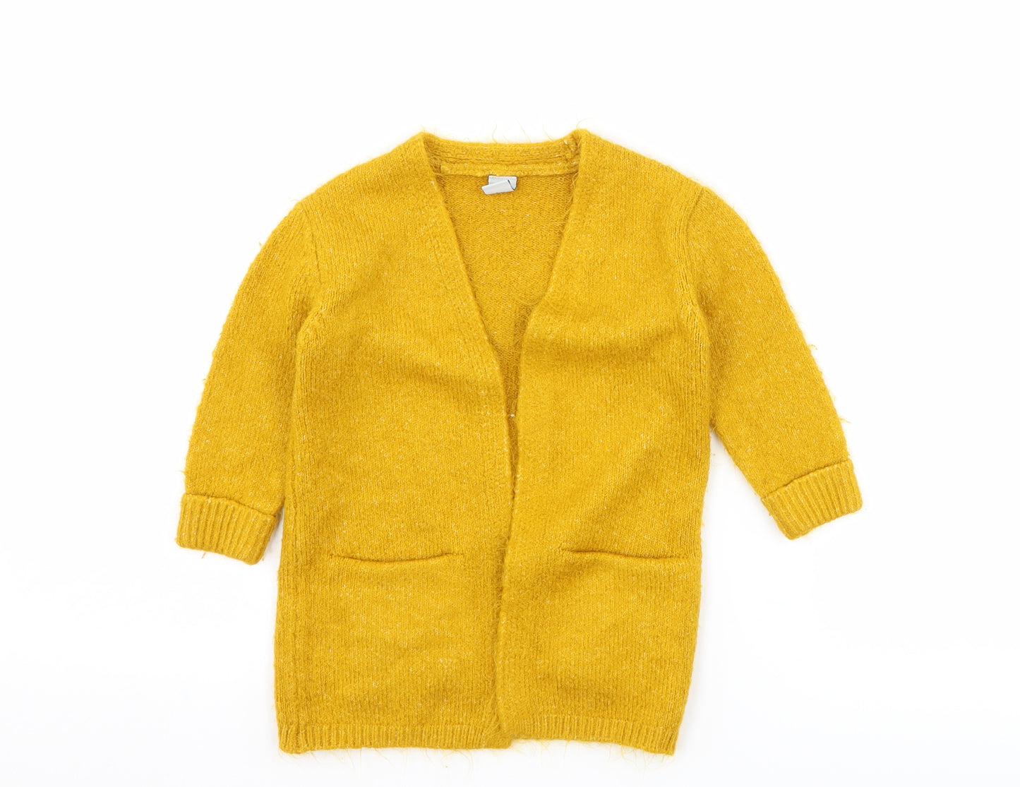 TU Girls Yellow   Cardigan Jumper Size 3 Years