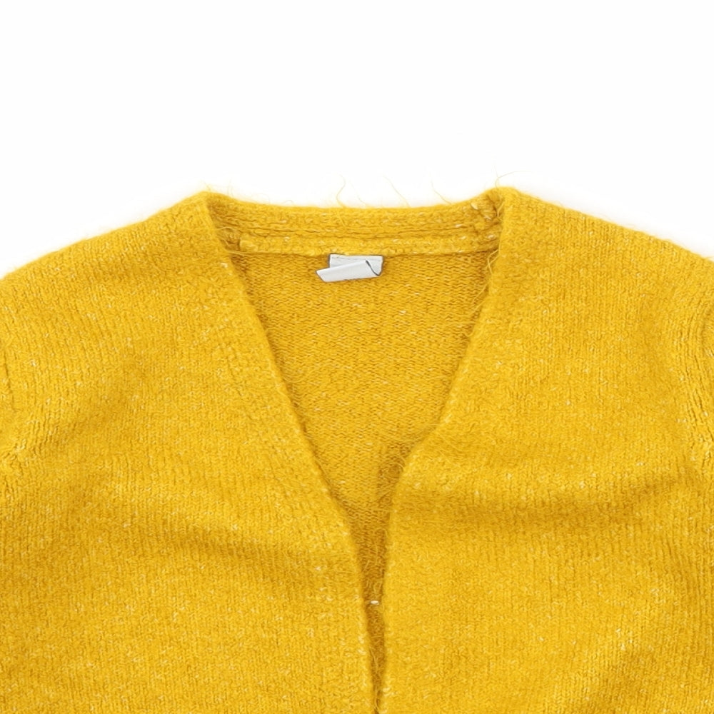 TU Girls Yellow   Cardigan Jumper Size 3 Years