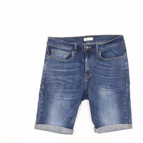 Burton Mens Blue  Denim Bermuda Shorts Size 30