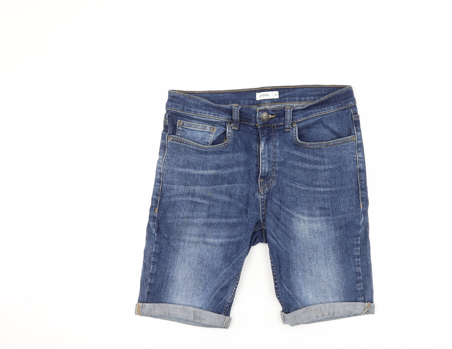 Burton Mens Blue  Denim Bermuda Shorts Size 30