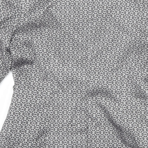 Dorothy Perkins Womens Silver Geometric  Jacket Suit Jacket Size 8