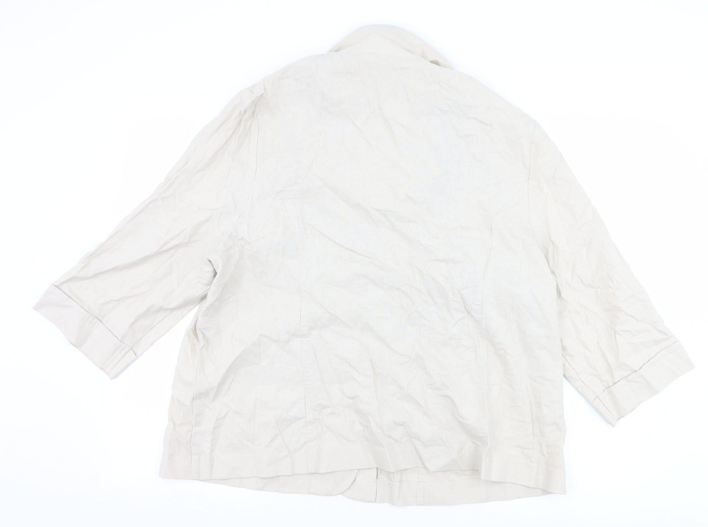 isle Womens Ivory   Jacket  Size 24