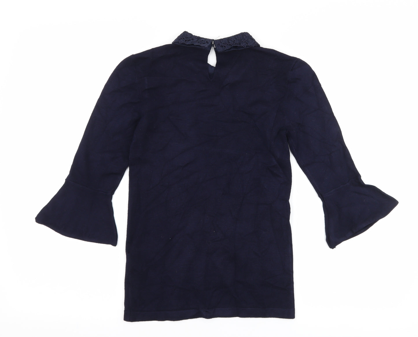 Warehouse Womens Blue   Basic T-Shirt Size 6