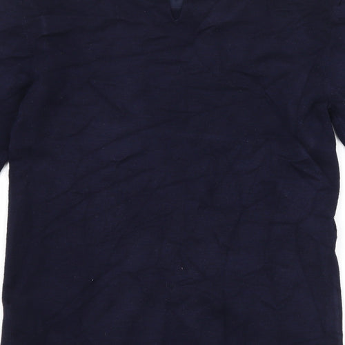 Warehouse Womens Blue   Basic T-Shirt Size 6