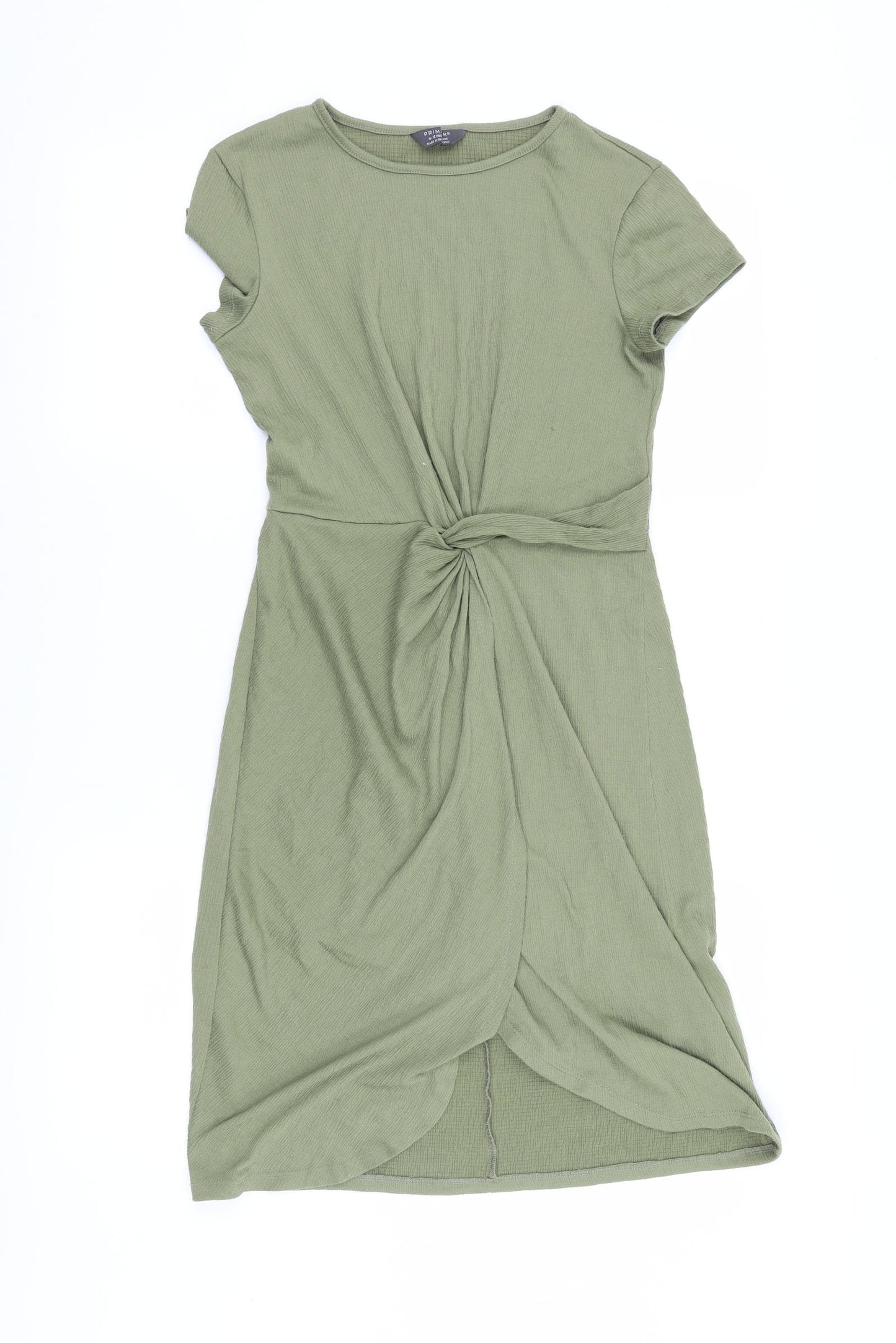 Primark Girls Green   T-Shirt Dress  Size 11-12 Years