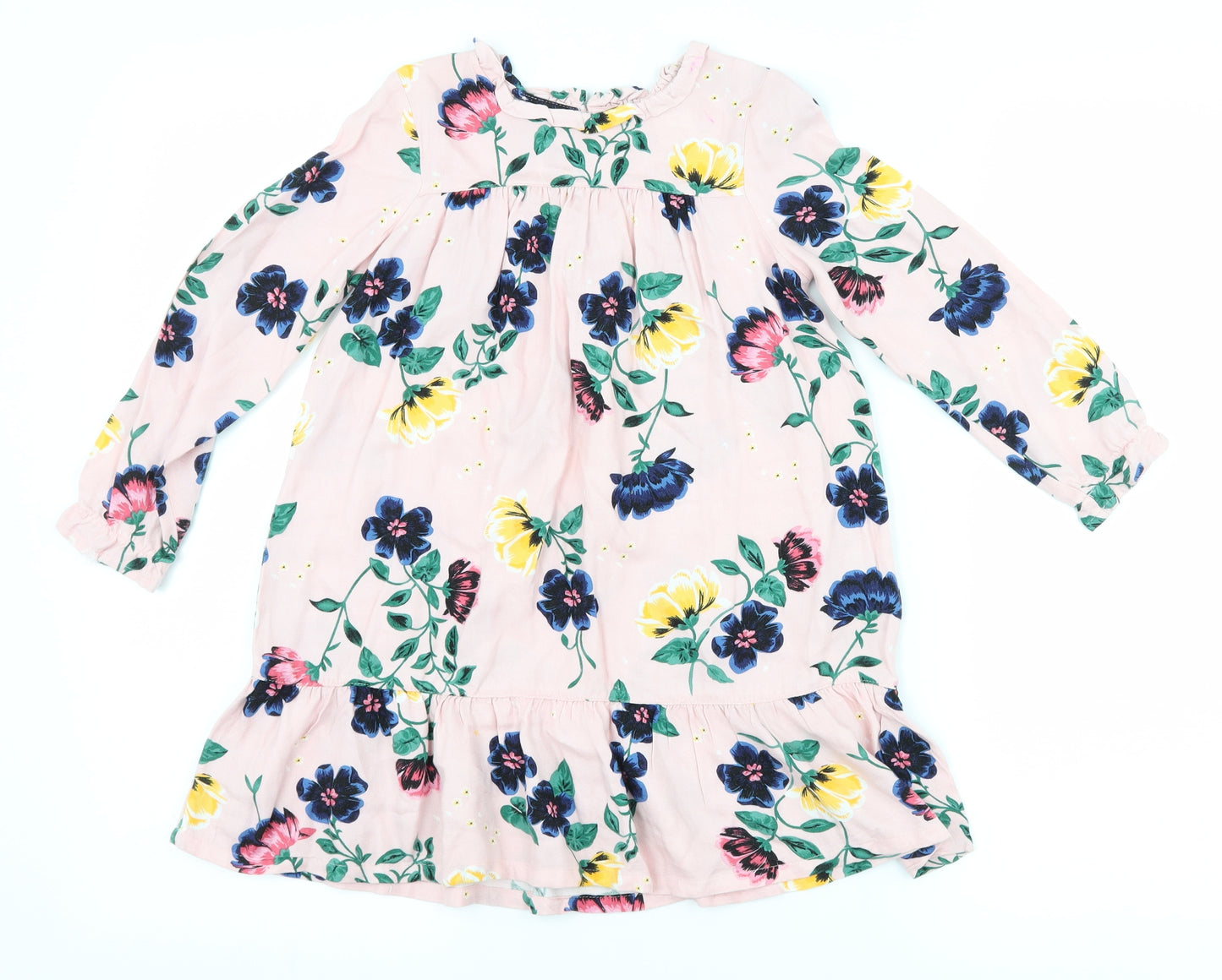 H&M Girls Pink Floral  Shift  Size 5-6 Years