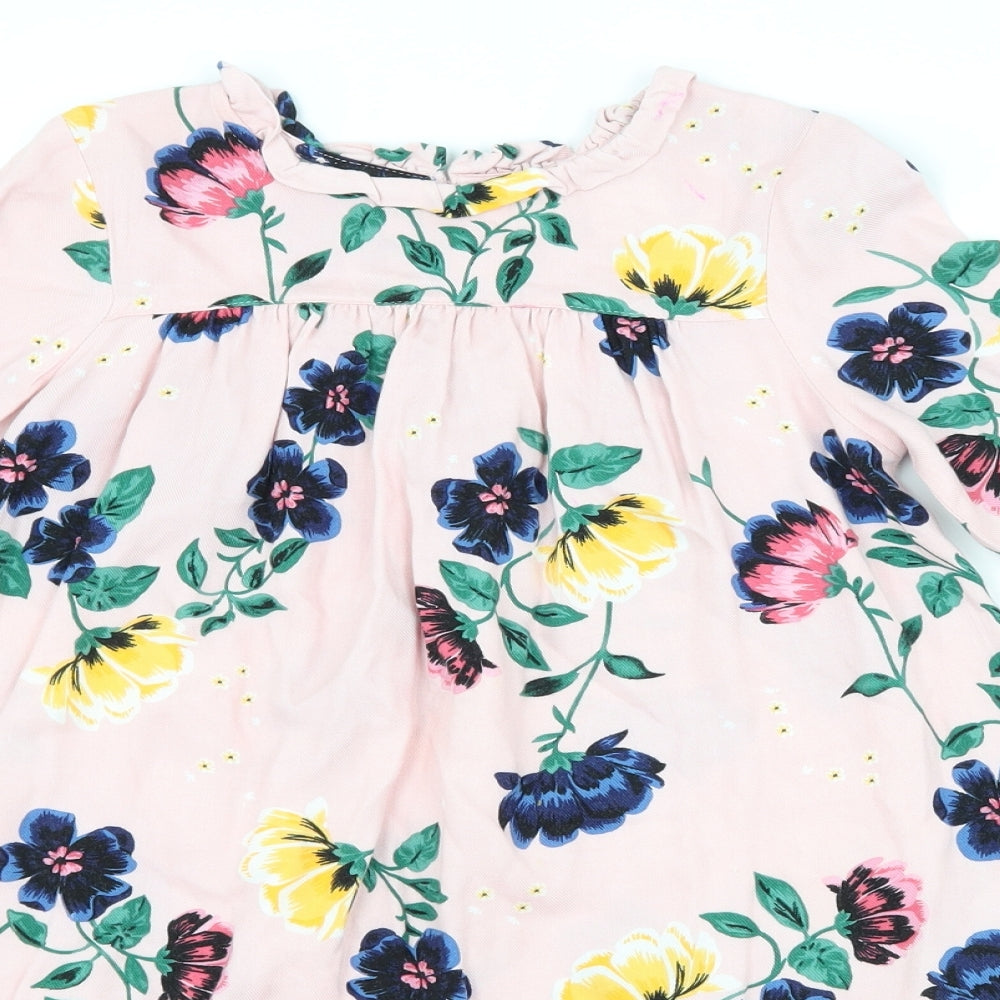 H&M Girls Pink Floral  Shift  Size 5-6 Years