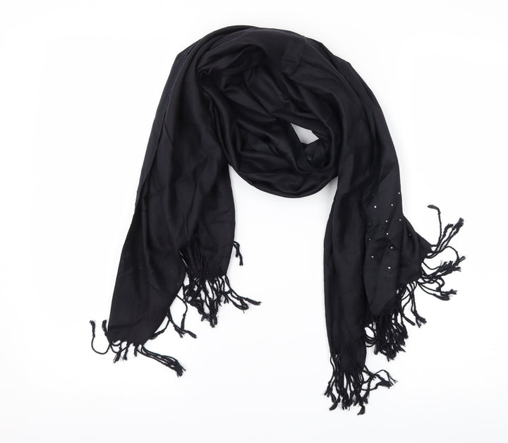 Preworn Womens Black    Scarf