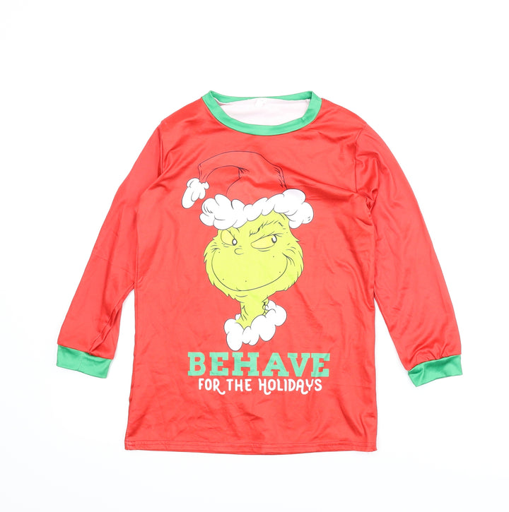 Preworn Boys Red Basic T-Shirt Size 10 Years - Christmas