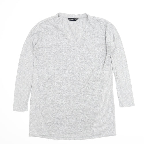 F&F Womens Grey   Tunic T-Shirt Size 14