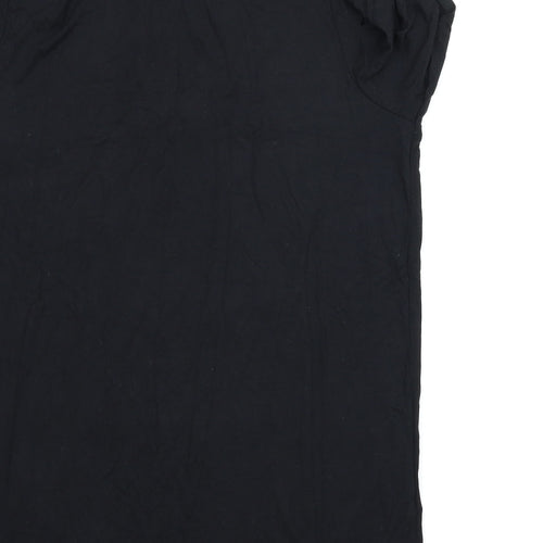 I SAW IT FIRST Womens Black   Tunic T-Shirt Size 8